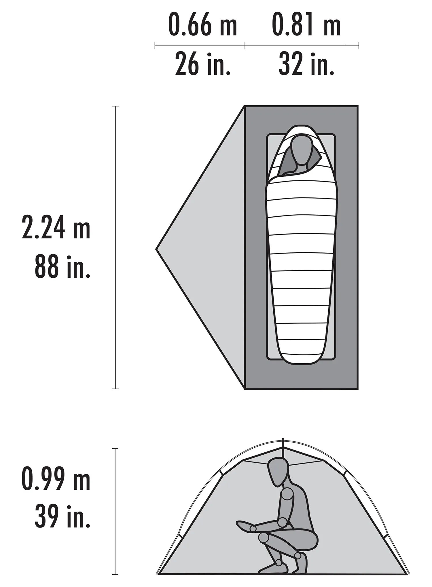 Stan pro 1 osobu MSR Hubba Hubba LT 1P Tent - green