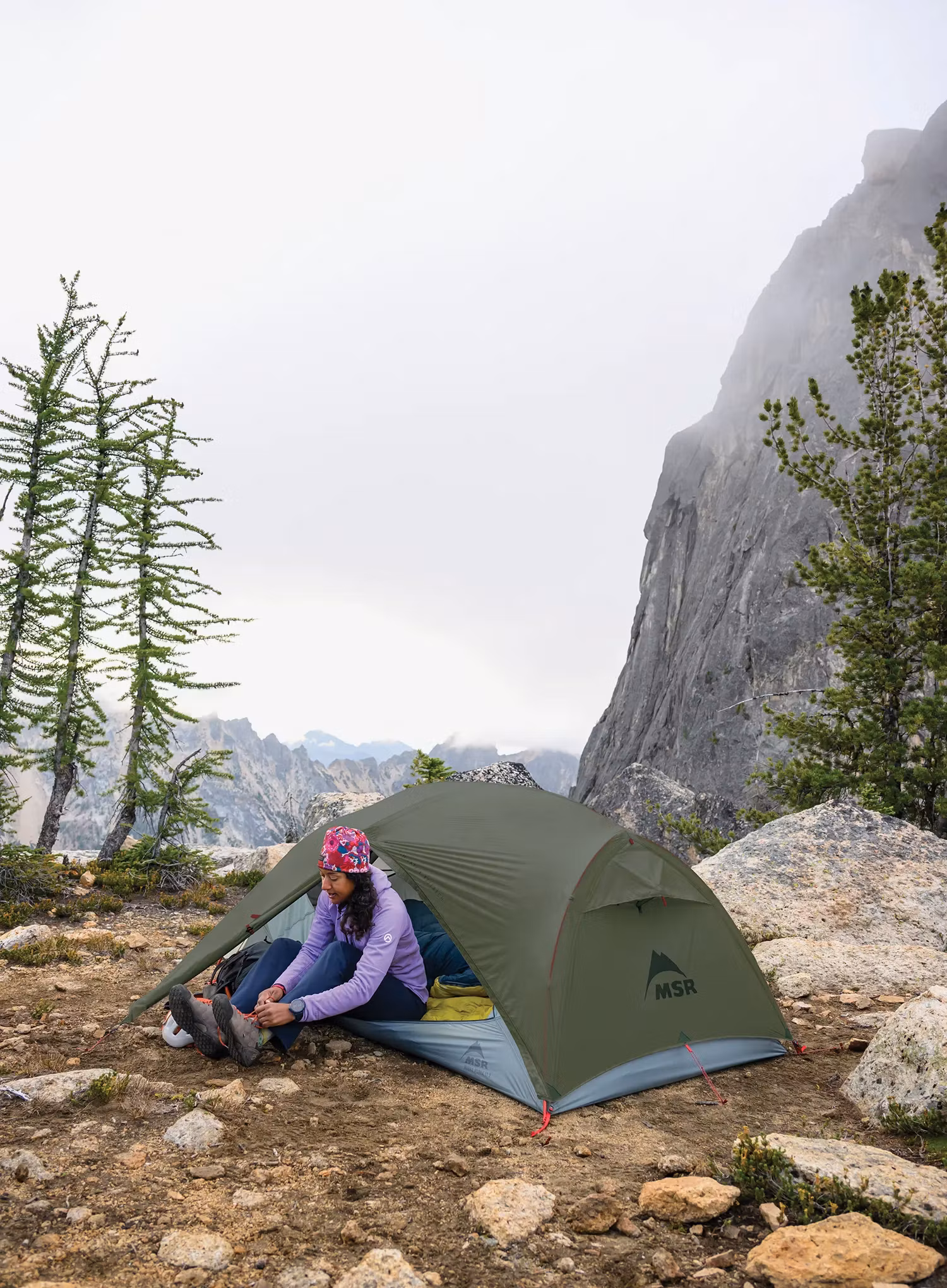 Stan pro 2 MSR Hubba Hubba LT 2P Tent - green