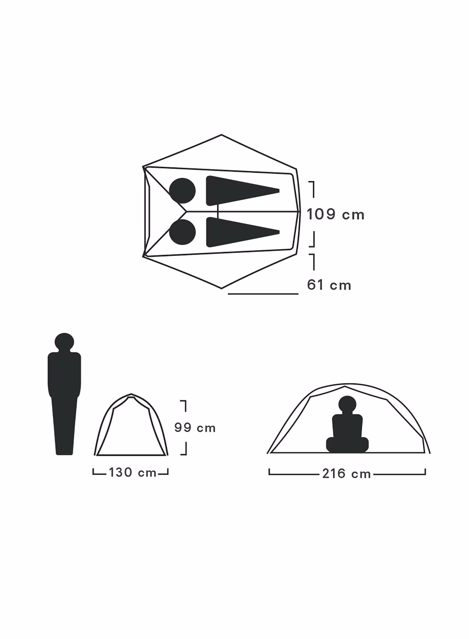 Stan pro 2 Nemo Mayfly OSMO 2P