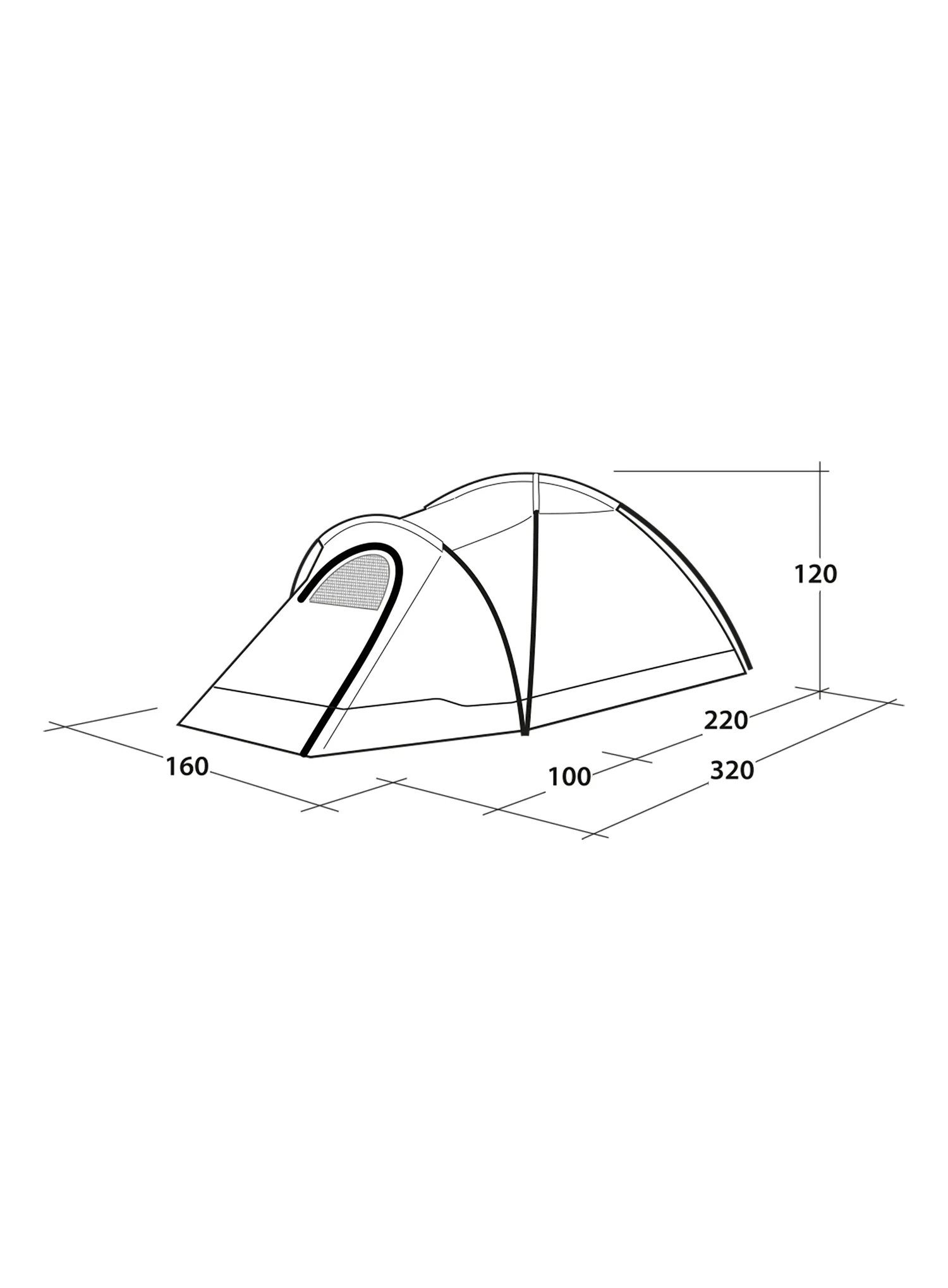 Stan pro 2 Outwell Cloud 2