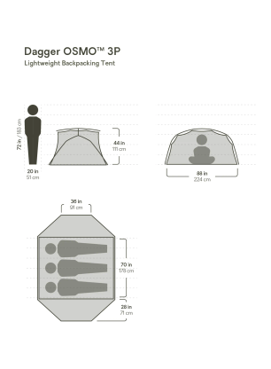 Stan pro 3 Nemo Dagger OSMO 3P