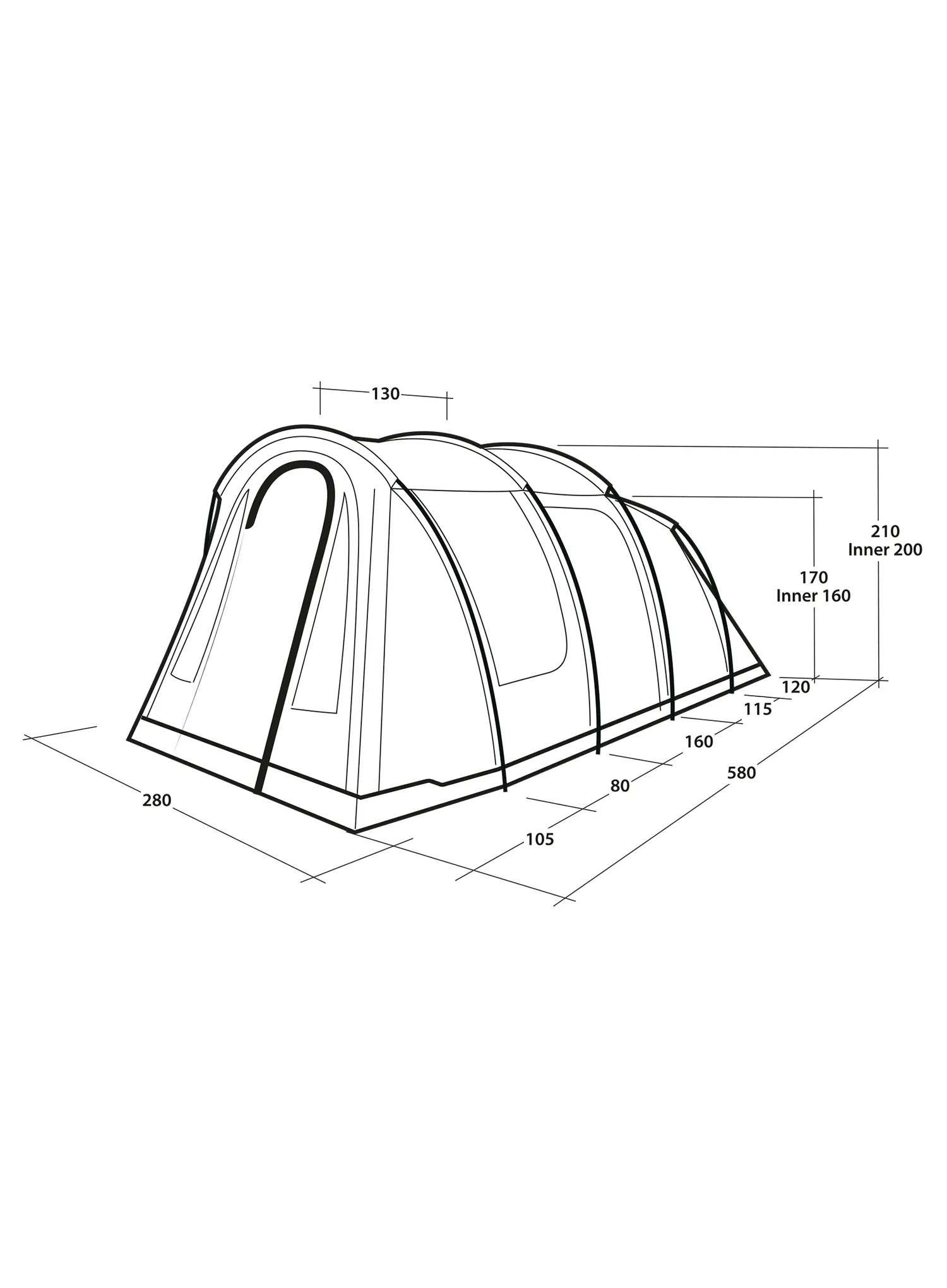 Stan pro 4 Outwell Rockwell 4