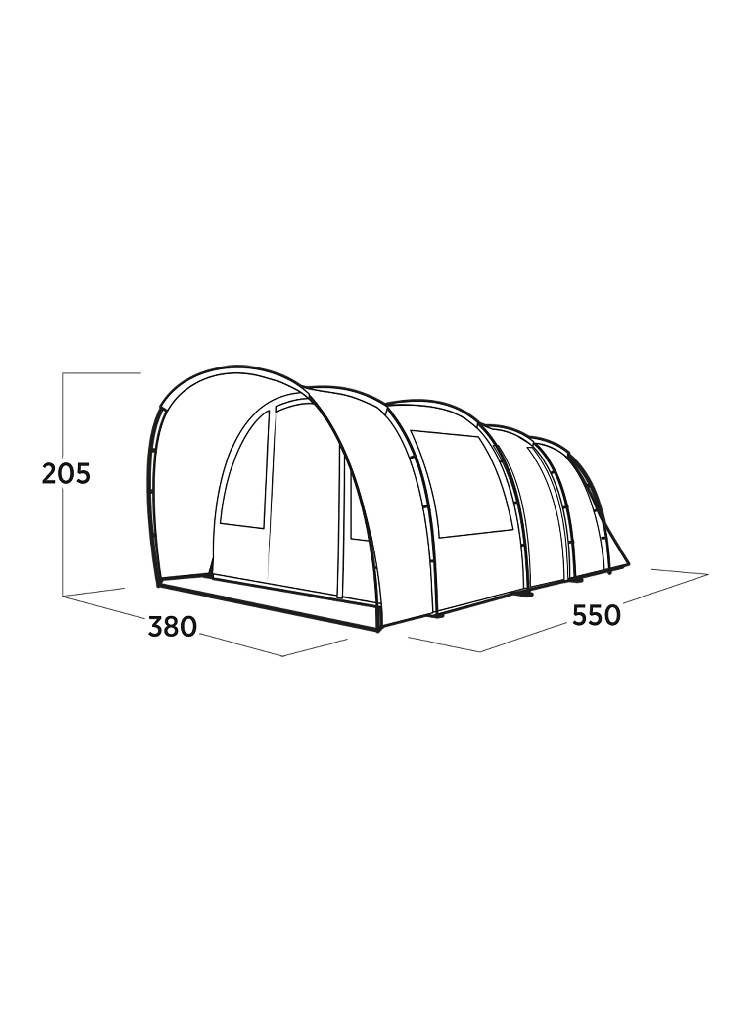 Stan pro 6 osob Easy Camp Skarvan 6
