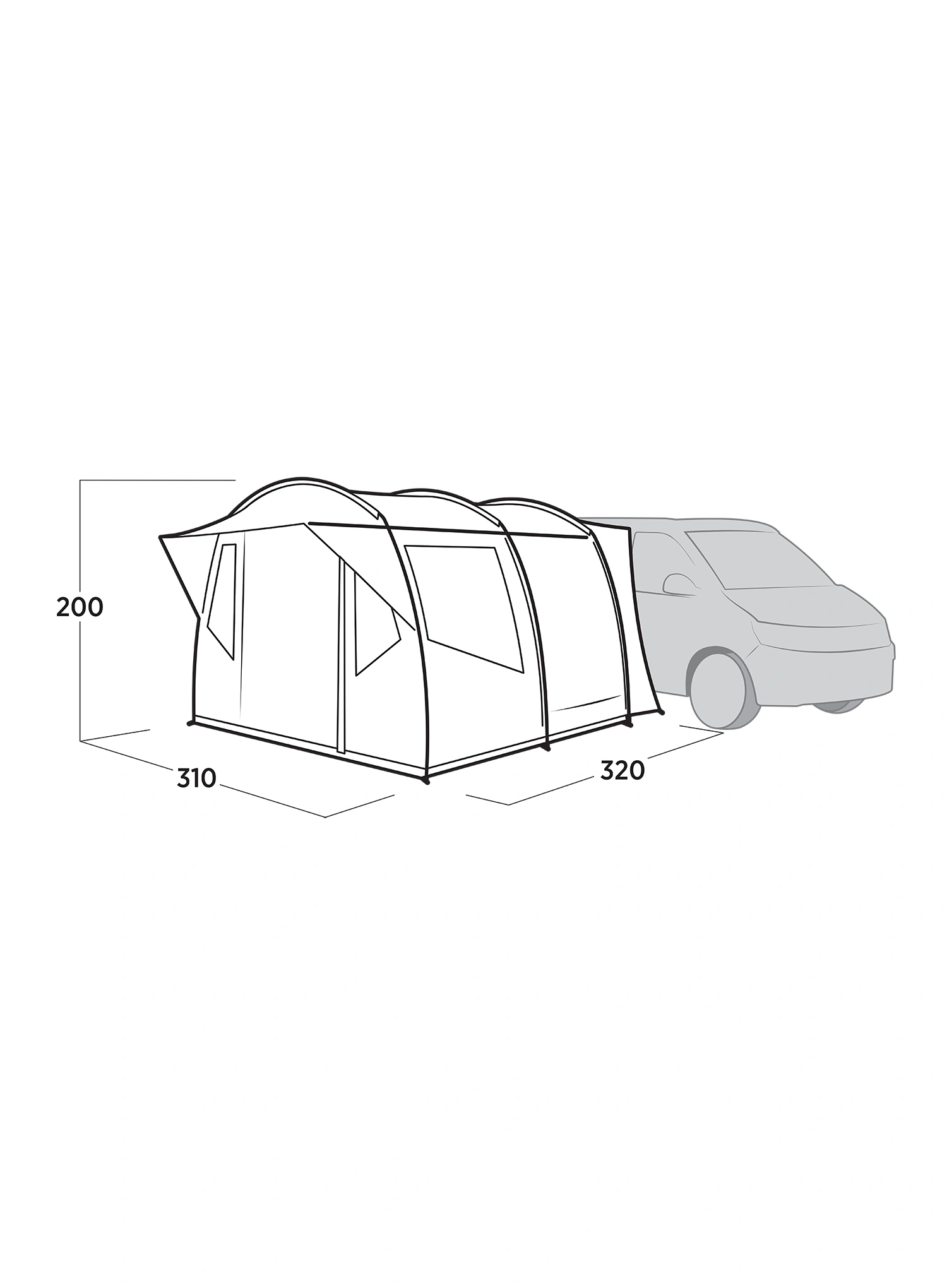 Autostan Easy Camp Reine - gray