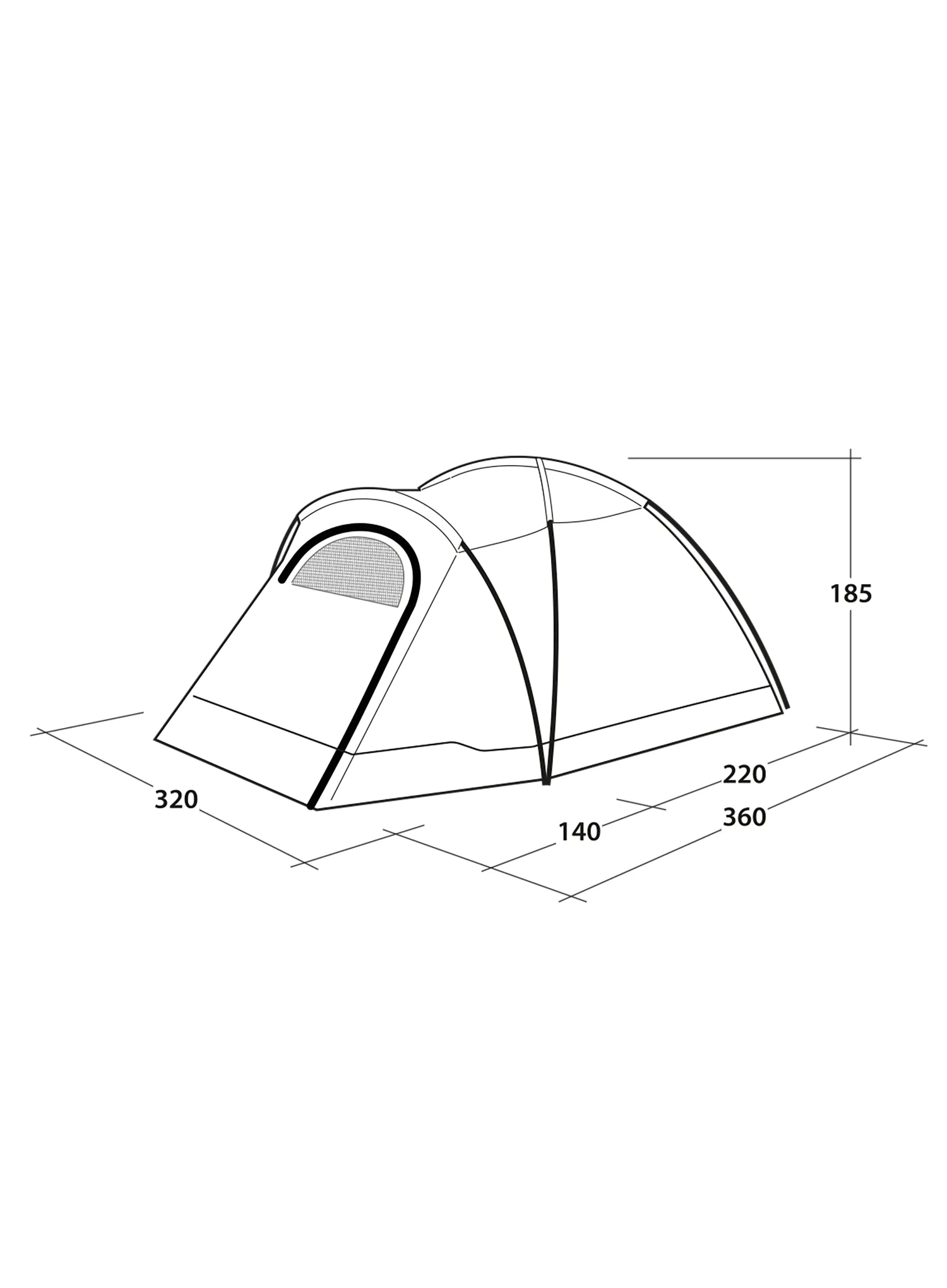 Stan pro 5 Outwell Cloud 5