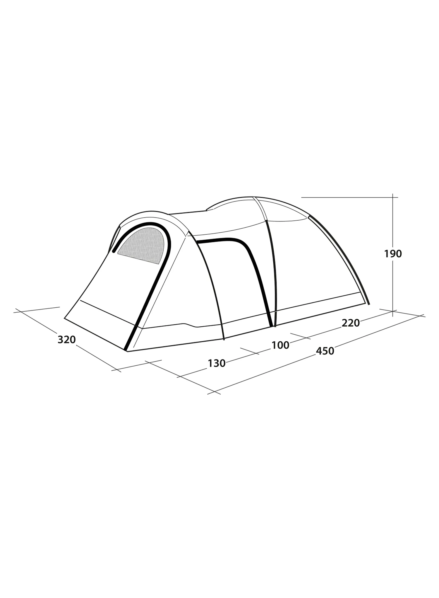 Stan pro 5 Outwell Cloud 5 Plus