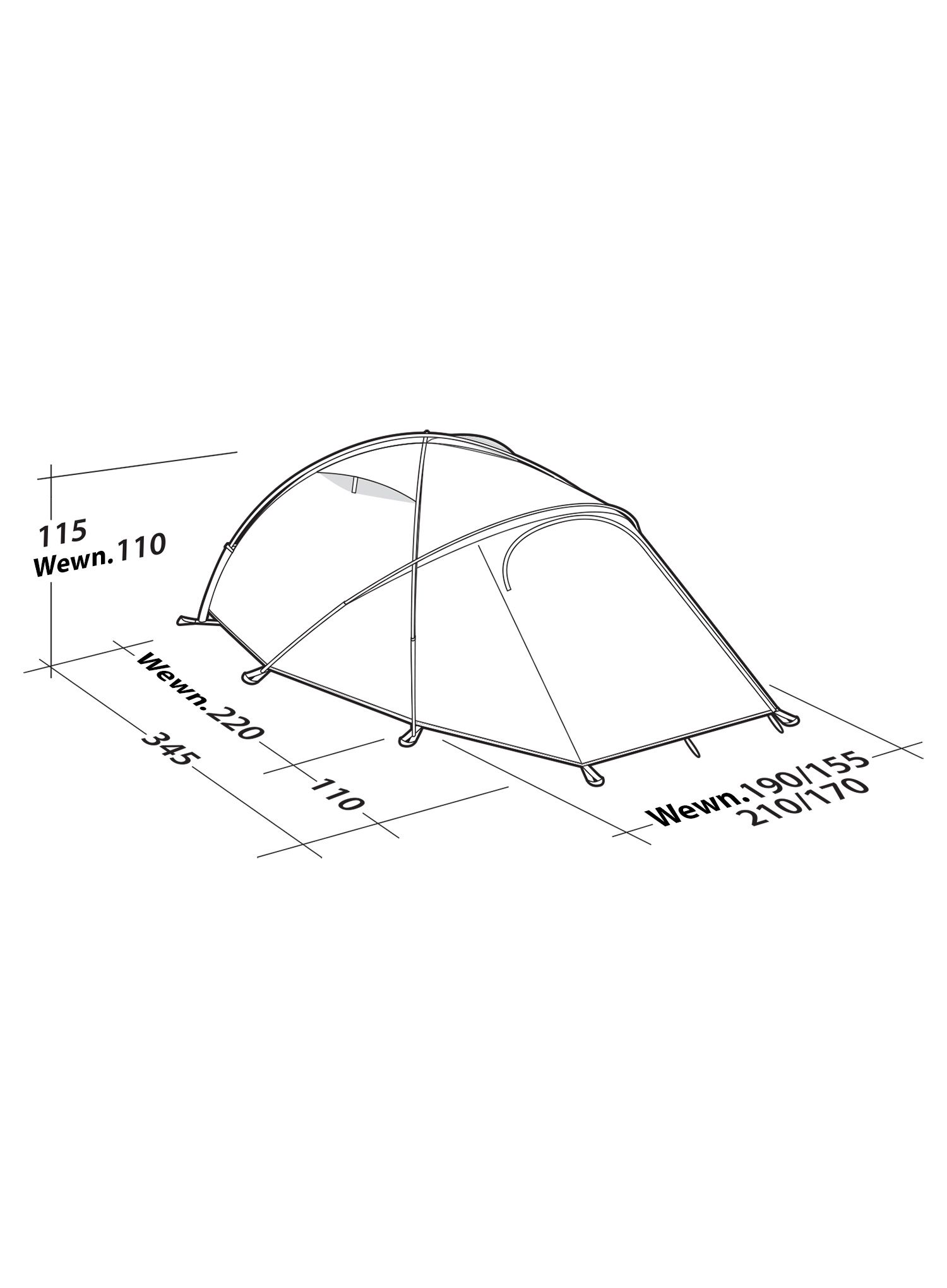 Stan pro 3 osoby Robens Shikra Pro 3