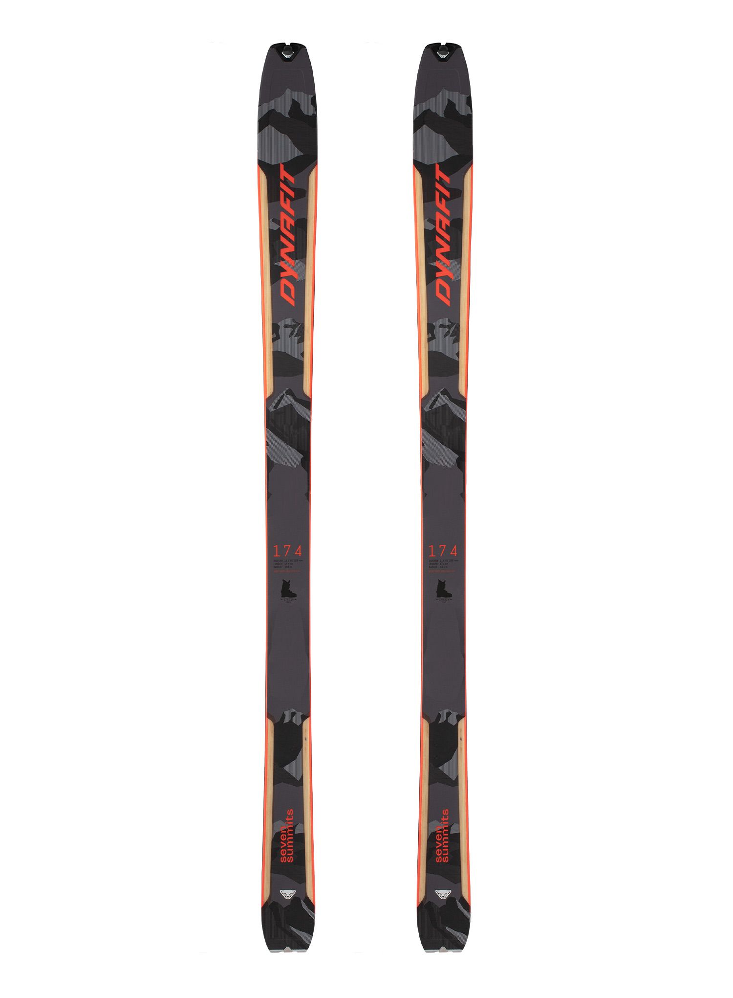 Lyže Dynafit Seven Summits Plus - grey/red