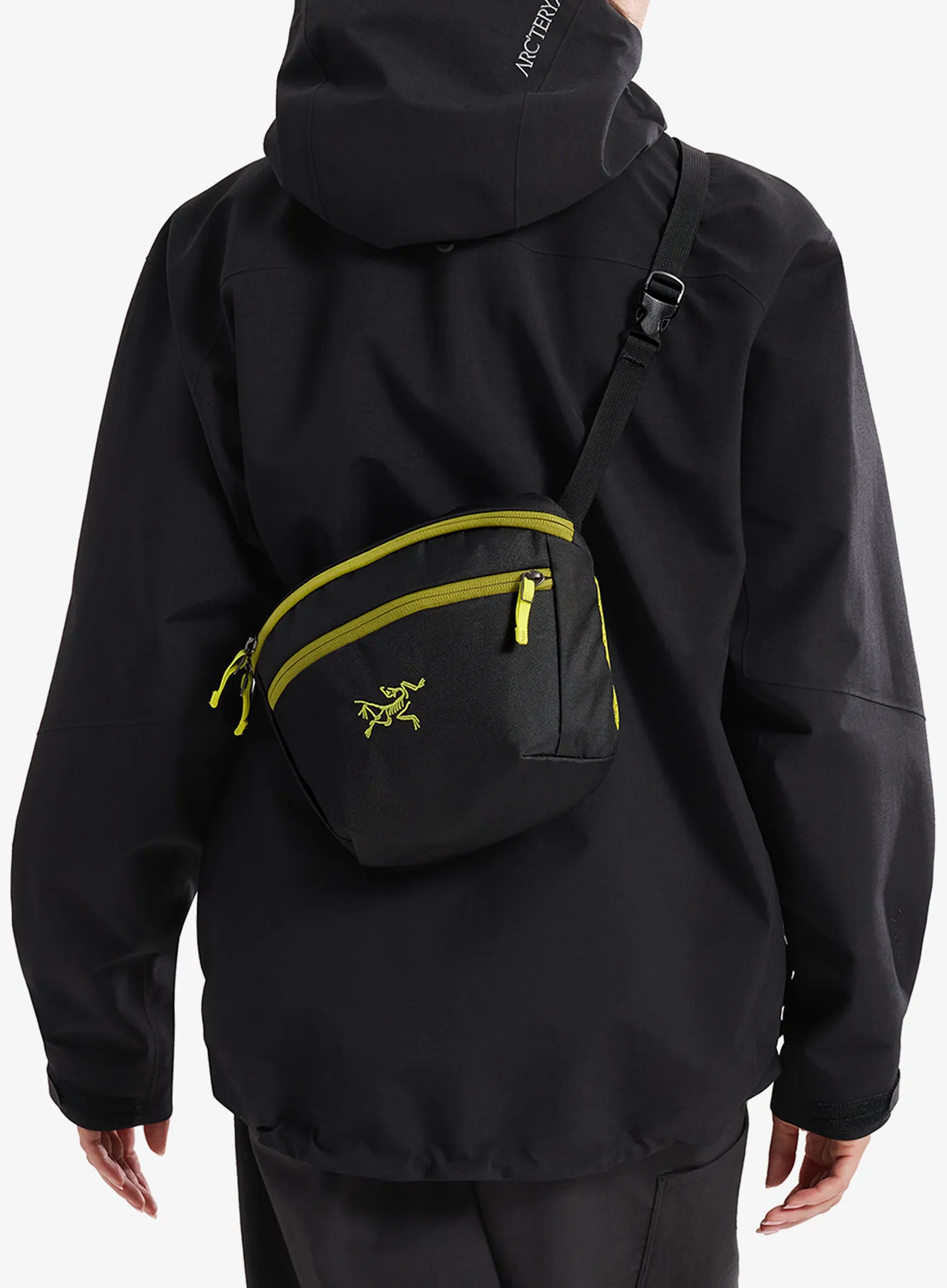 Ledvinka Arcteryx Mantis 2 Waist Pack - black/olive moss