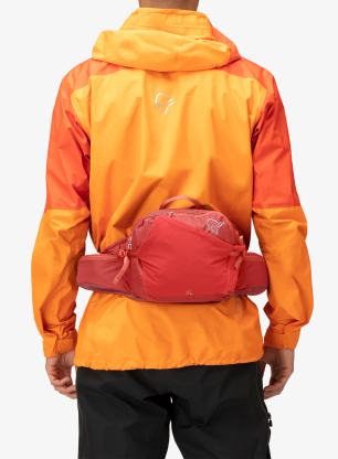 Ledvinka Norrona 6 l Hip Pack - paprika red