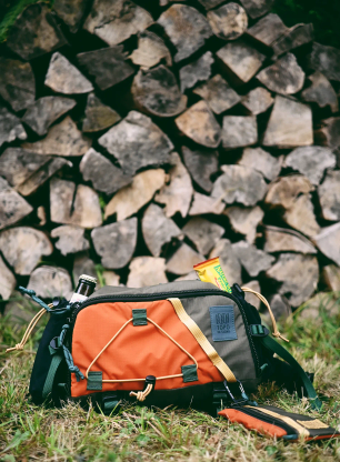 Ledvinka Topo Designs Mountain Hydro Hip Pack - woodland/terracotta