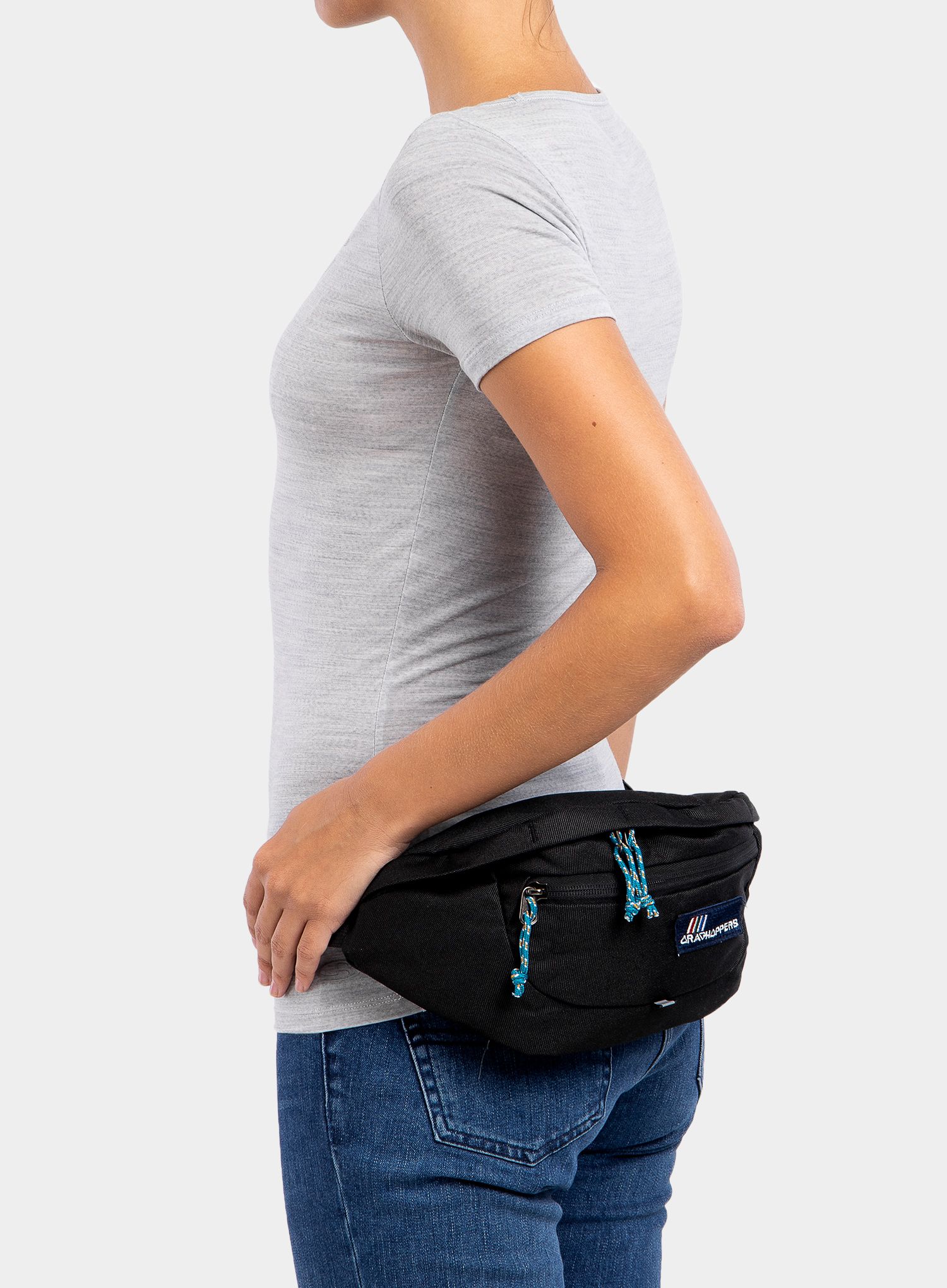 Ledvinka Craghoppers 1.5L Kiwi Classic Bum Bag - black