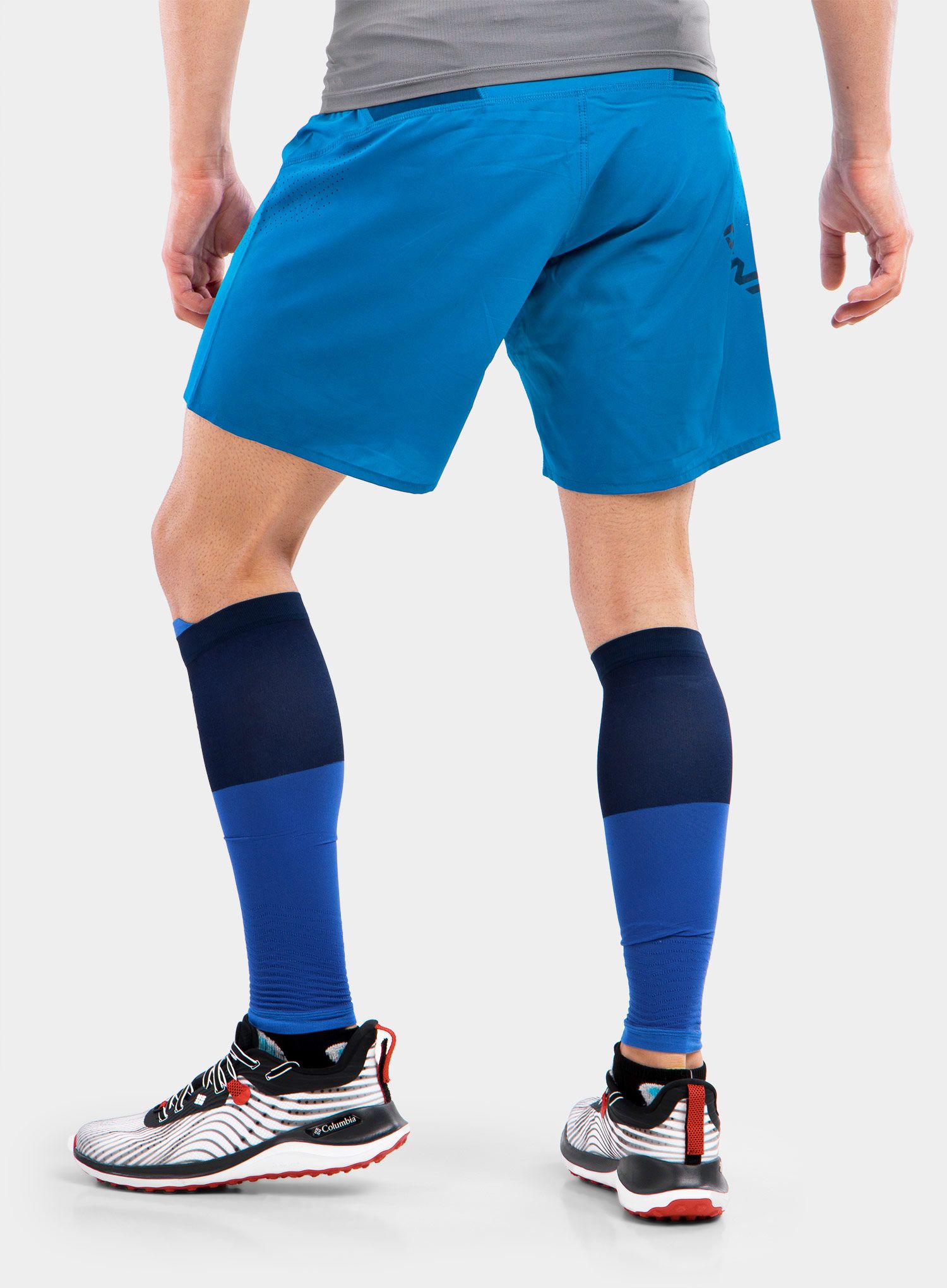Kompresní nohavice Compressport R2v2 - blue