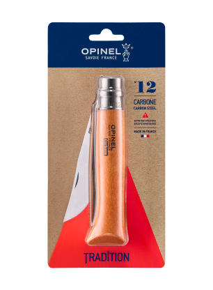 Skládací nůž Opinel Carbon no.12 - light wood