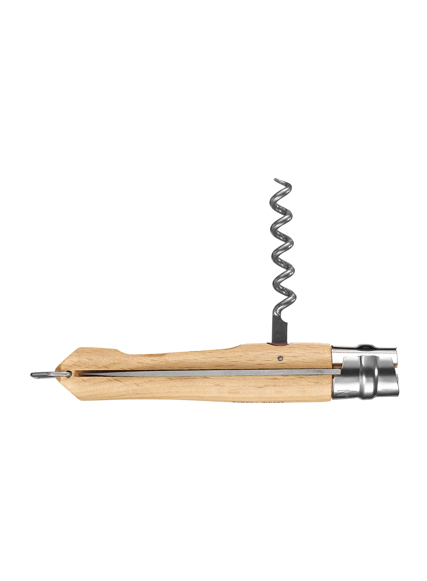 Skládací nůž Opinel Corkscrew Bottle Opener No.10 - steel