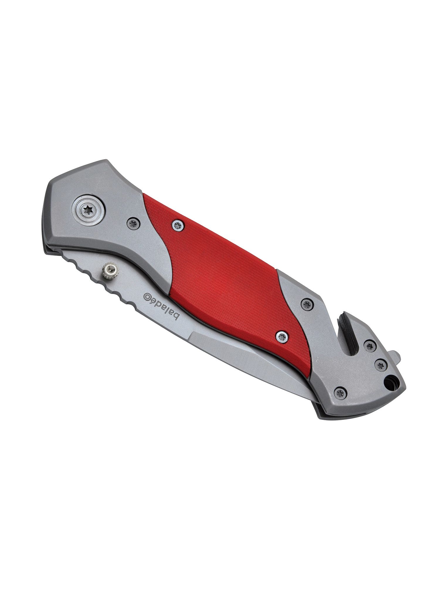 Záchranný nůž Baladeo Rescue Security Knife - red