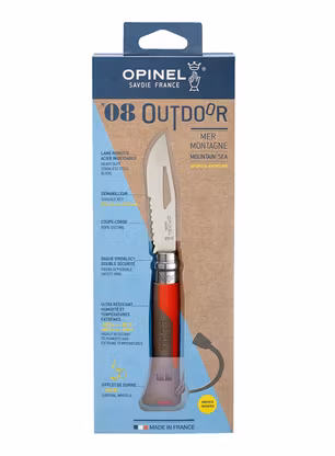 Skládací nůž Opinel Outdoor No.08 - earth/red