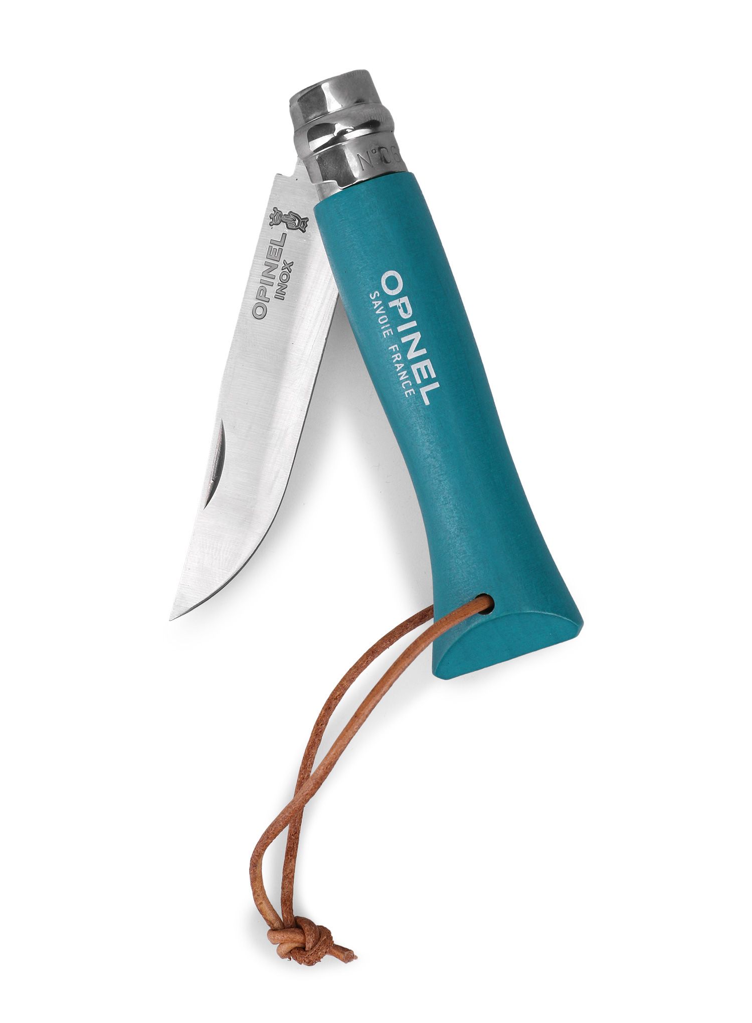 Turistický nůž Opinel Inox Outdoor No. 6 - turquoise