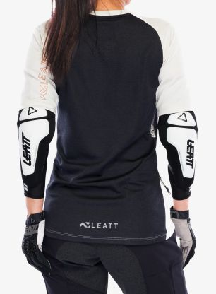 Chrániče loktů na kolo Leatt Elbow Guard 3DF 6.0 - white/black