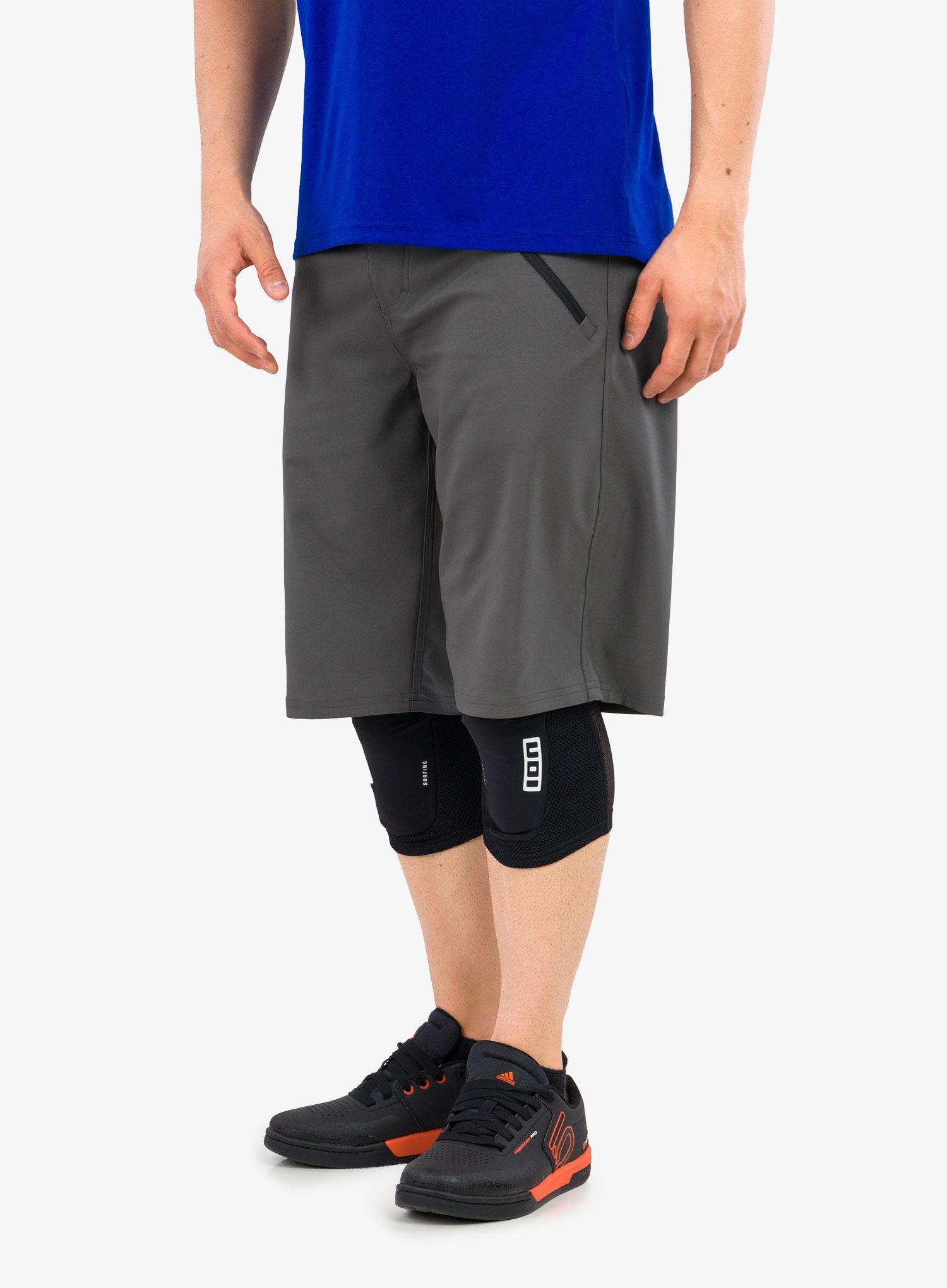 Cyklistické chrániče ION Pads K-Sleeve - black