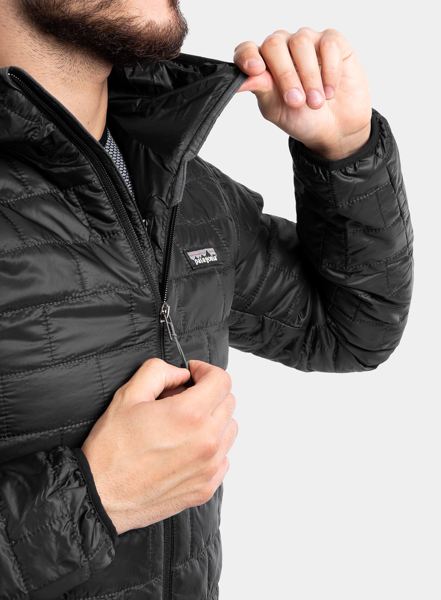 Zateplená bunda Patagonia Nano Puff Hoody - black