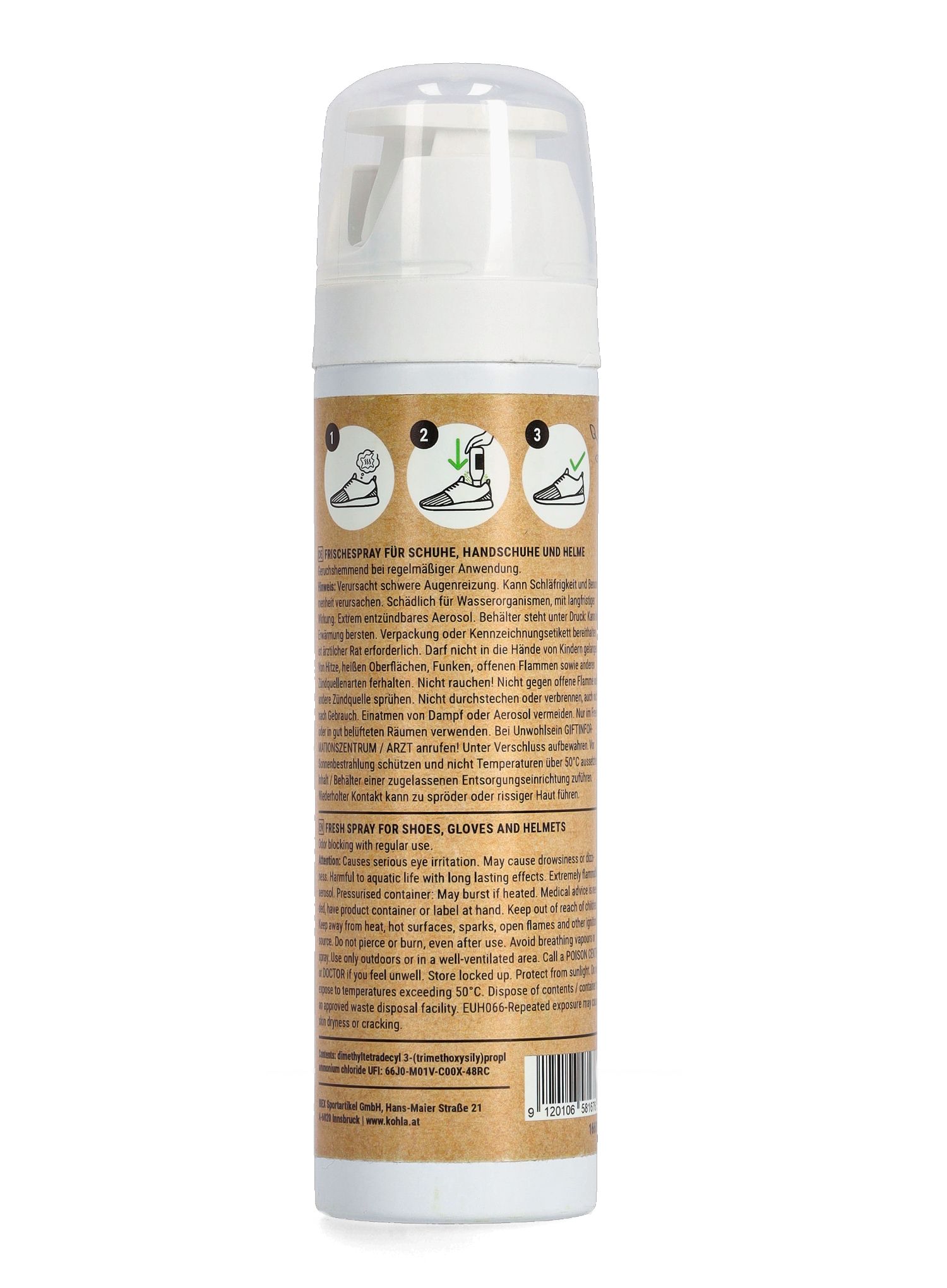 Odstraňovač pachu Kohla Care Eco-Refresh Spray 150 ml
