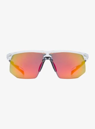 Běžecké brýle Uvex Aerios - clear/mir.red