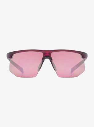 Běžecké brýle Uvex Aerios - cranberry matt/mir.rose