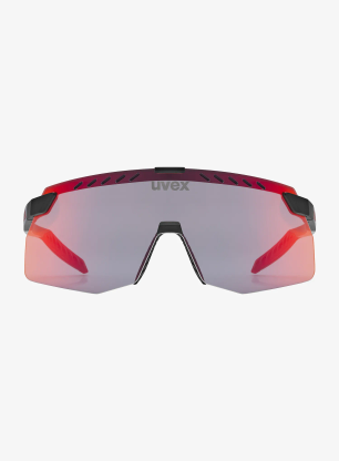 Brýle na kolo Uvex Pace Stage S - black matt/mir.red