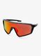 Brýle Majesty Pro Tour - black with red ruby + clear lens