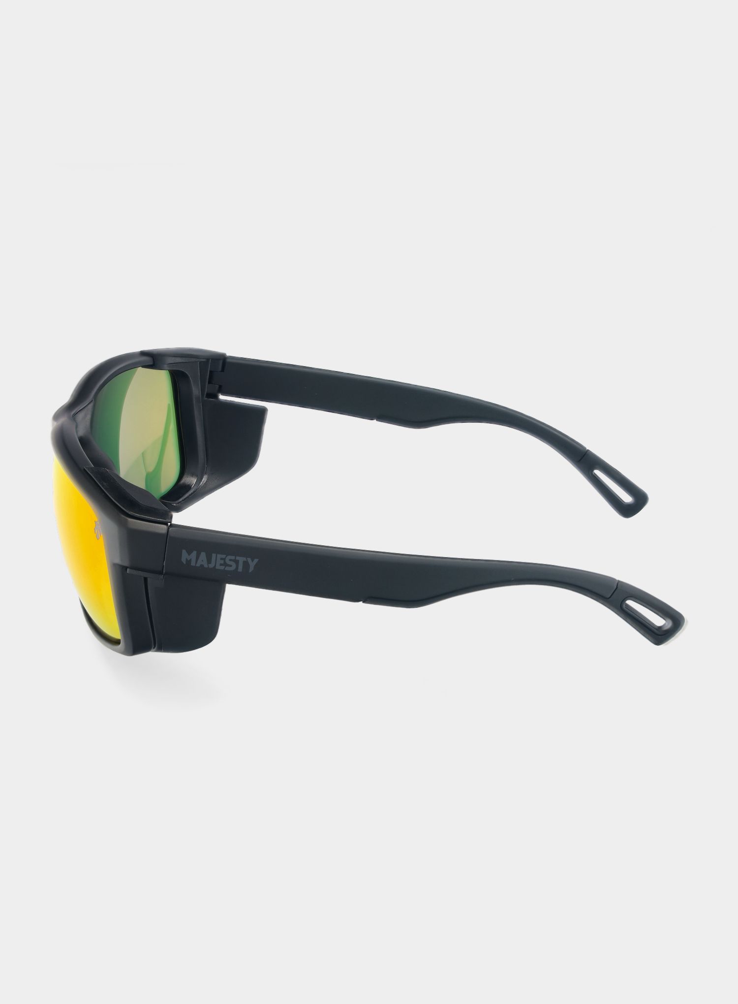 Brýle Majesty Vertex - matt black/polarised red lens