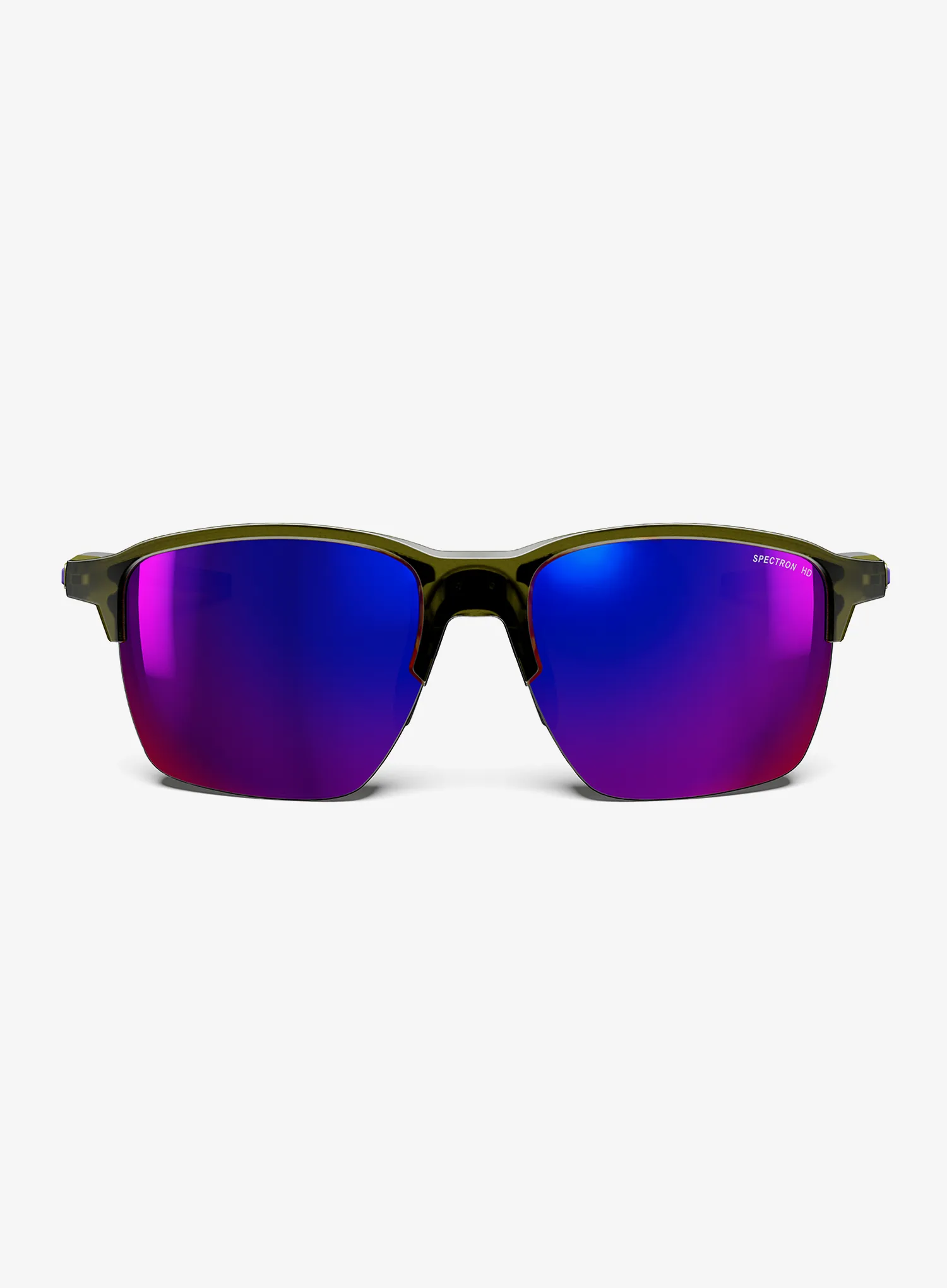 Sluneční brýle Julbo Crossline - Spectron 3 HD - shiny trans.khaki/shiny khaki