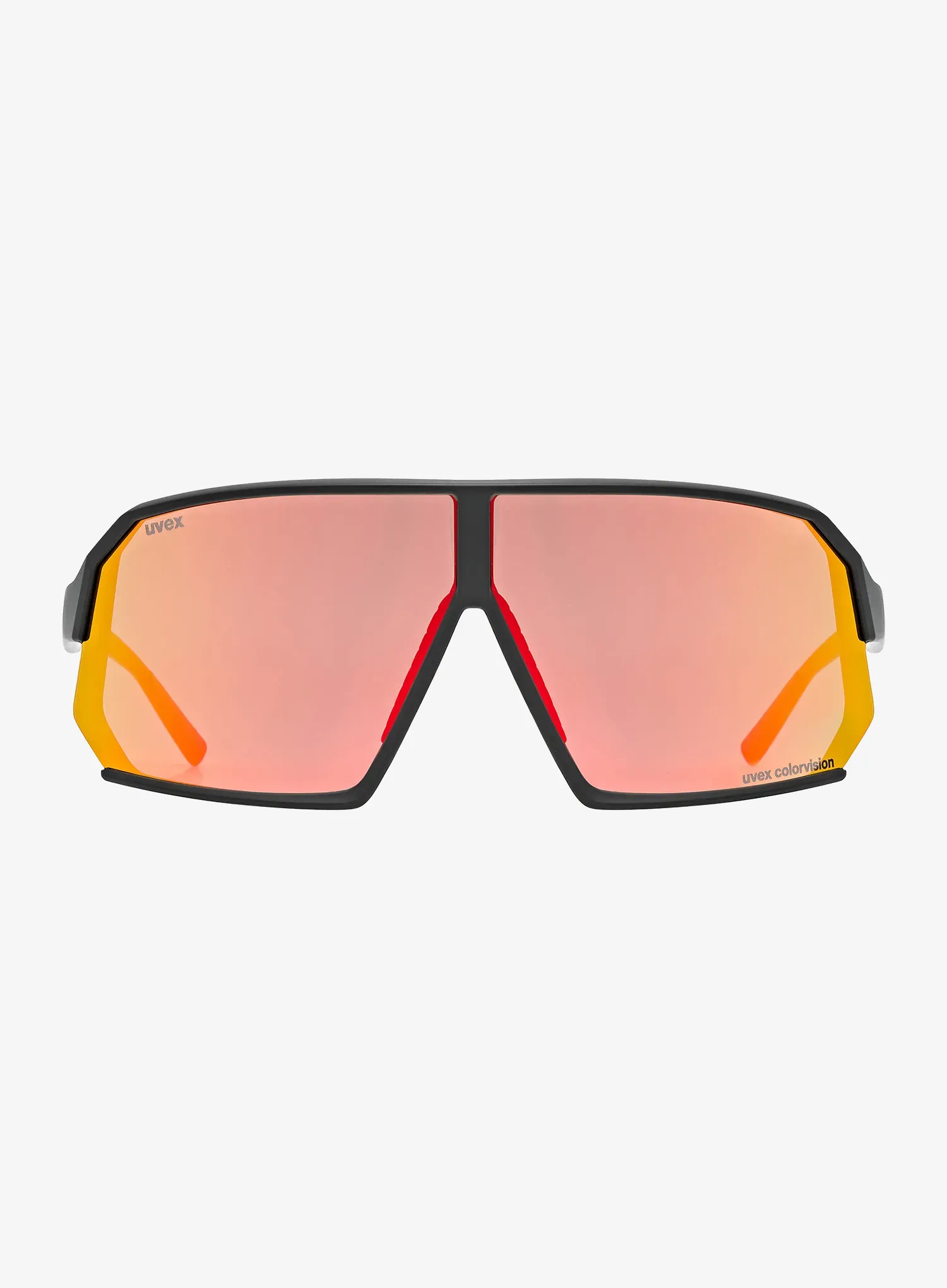 Sluneční brýle Uvex Sportstyle 237 CV - black matt/mirror red
