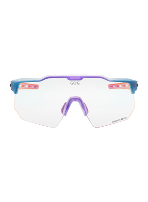Fotochromatické brýle na kolo GOG Loki - matt cristal blue/red