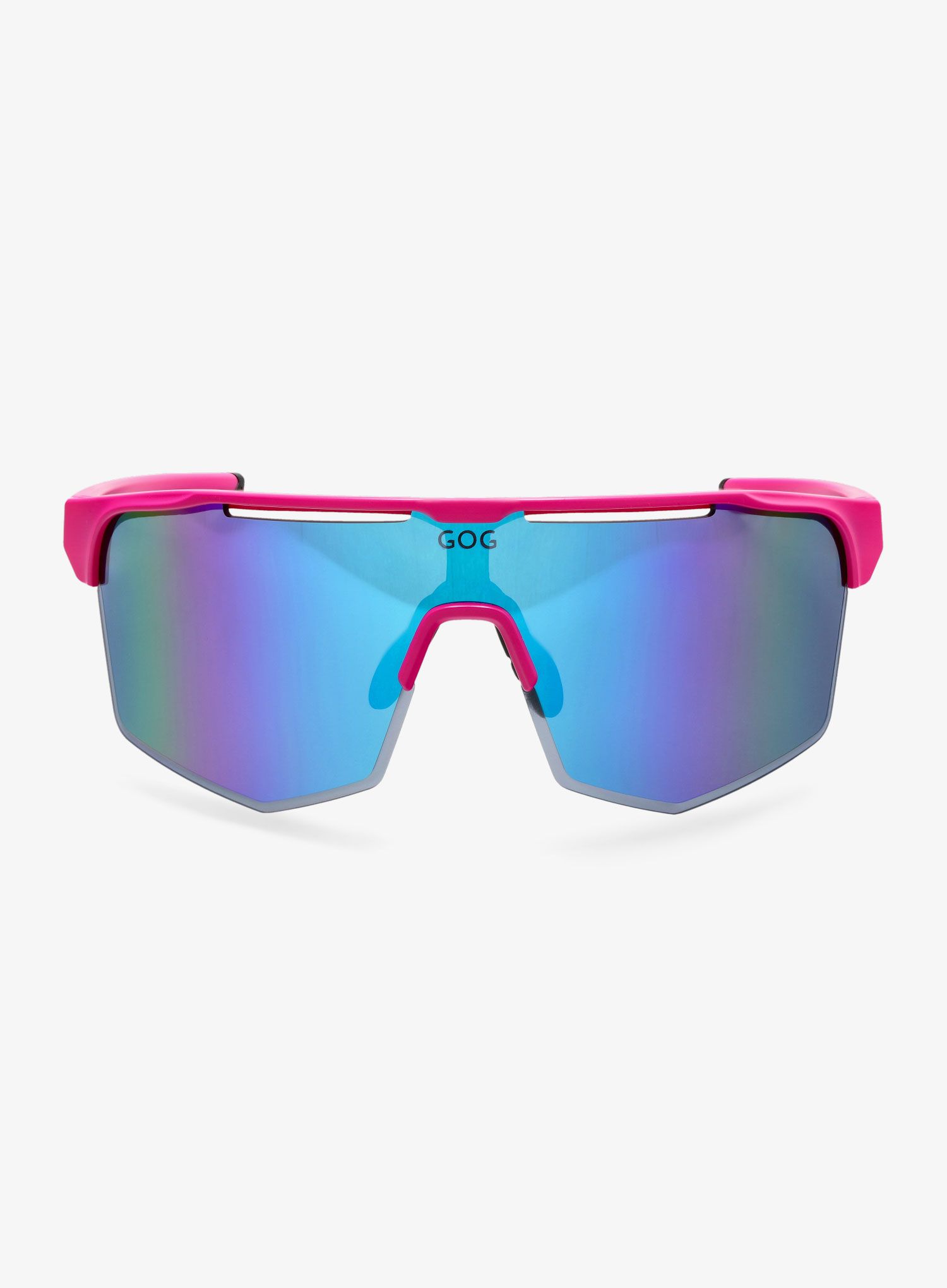 Brýle na kolo GOG Athena - white/blue/matt neon pink