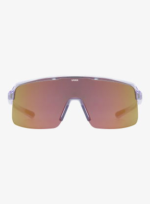 Brýle na kolo Uvex Dyrt - clear purple/mir.red