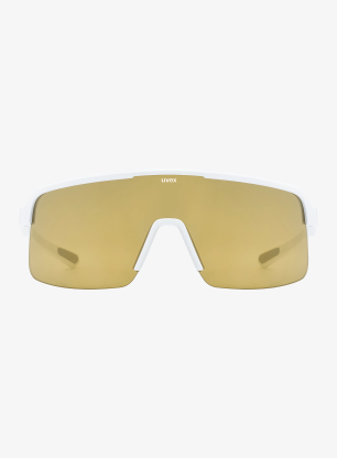 Brýle na kolo Uvex Dyrt - white matt/mir.gold