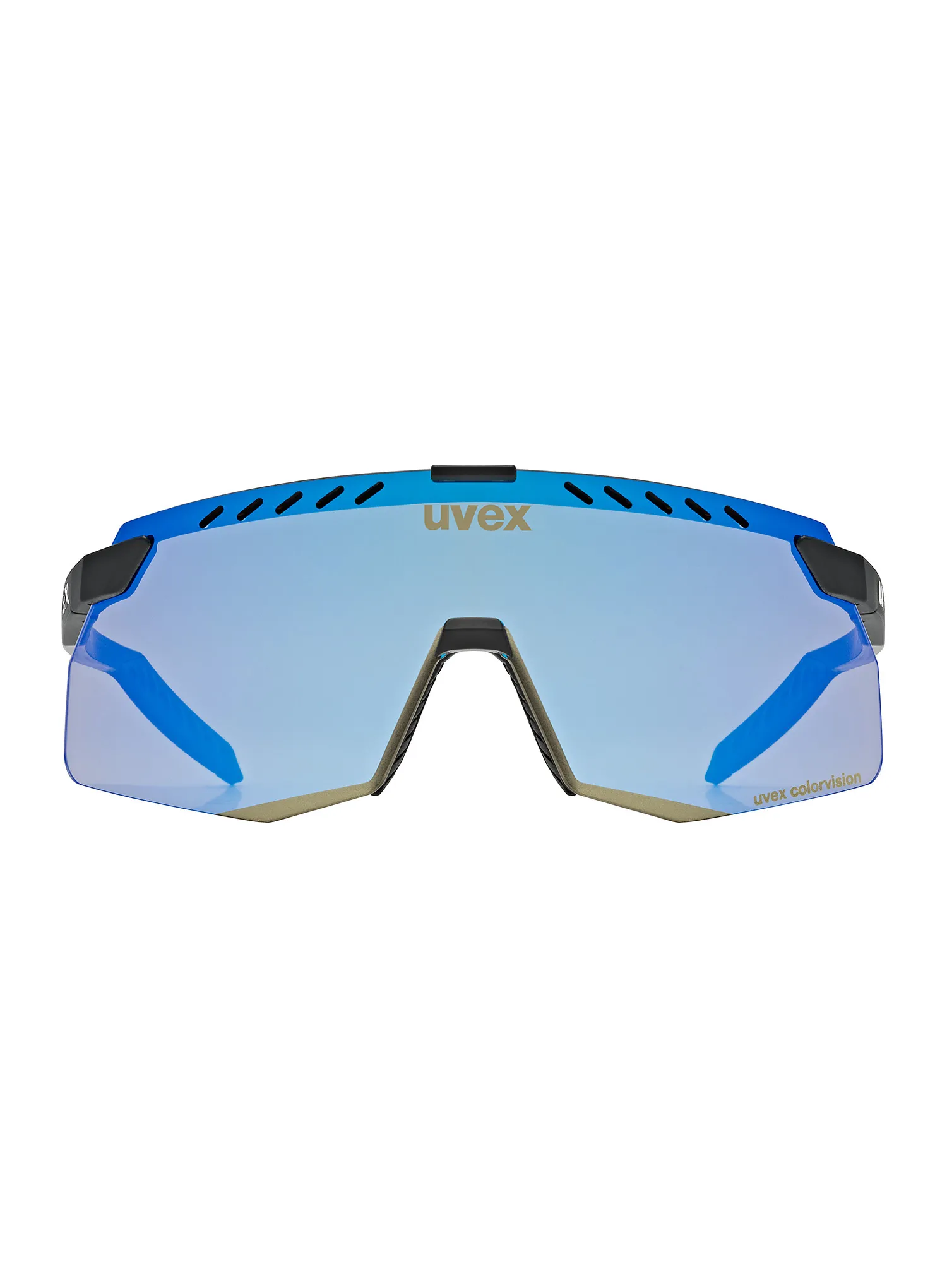 Brýle na kolo Uvex Pace Stage S CV - black matt/mirror blue