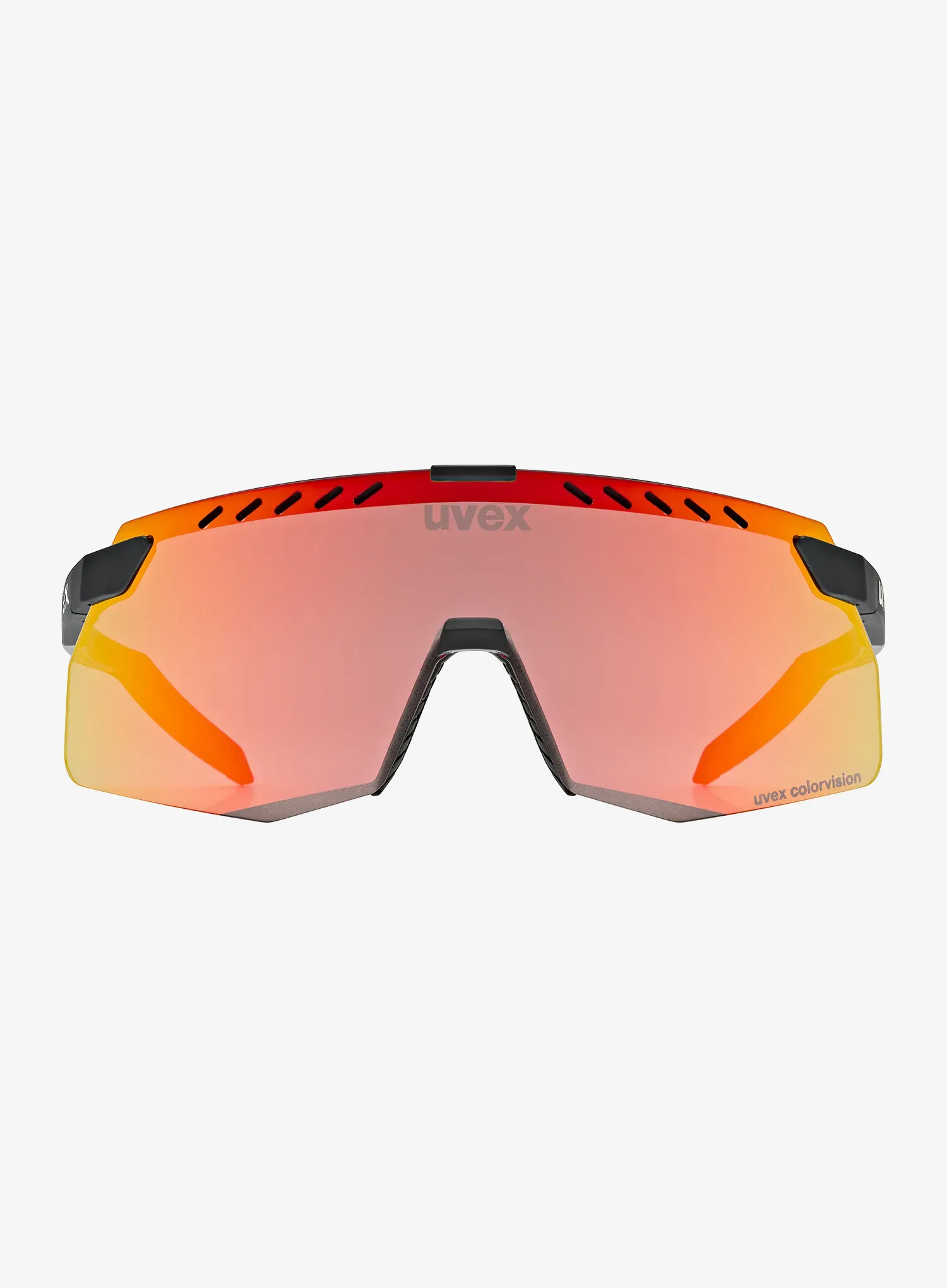 Brýle na kolo Uvex Pace Stage S CV - black matt/mirror red