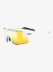 Brýle na kolo Uvex Pace Stage S CV - white matt/mirror yellow