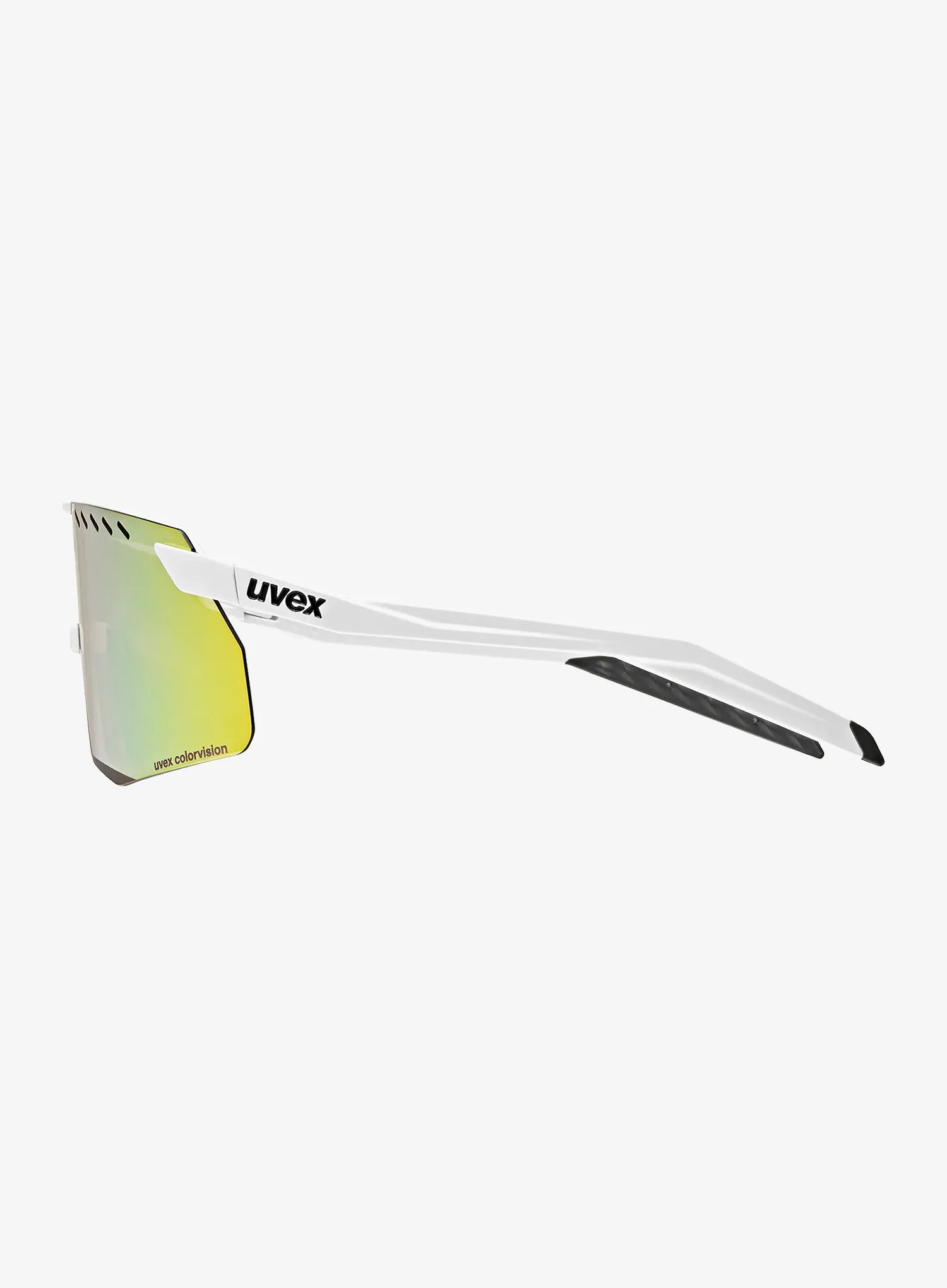 Brýle na kolo Uvex Pace Stage S CV - white matt/mirror yellow