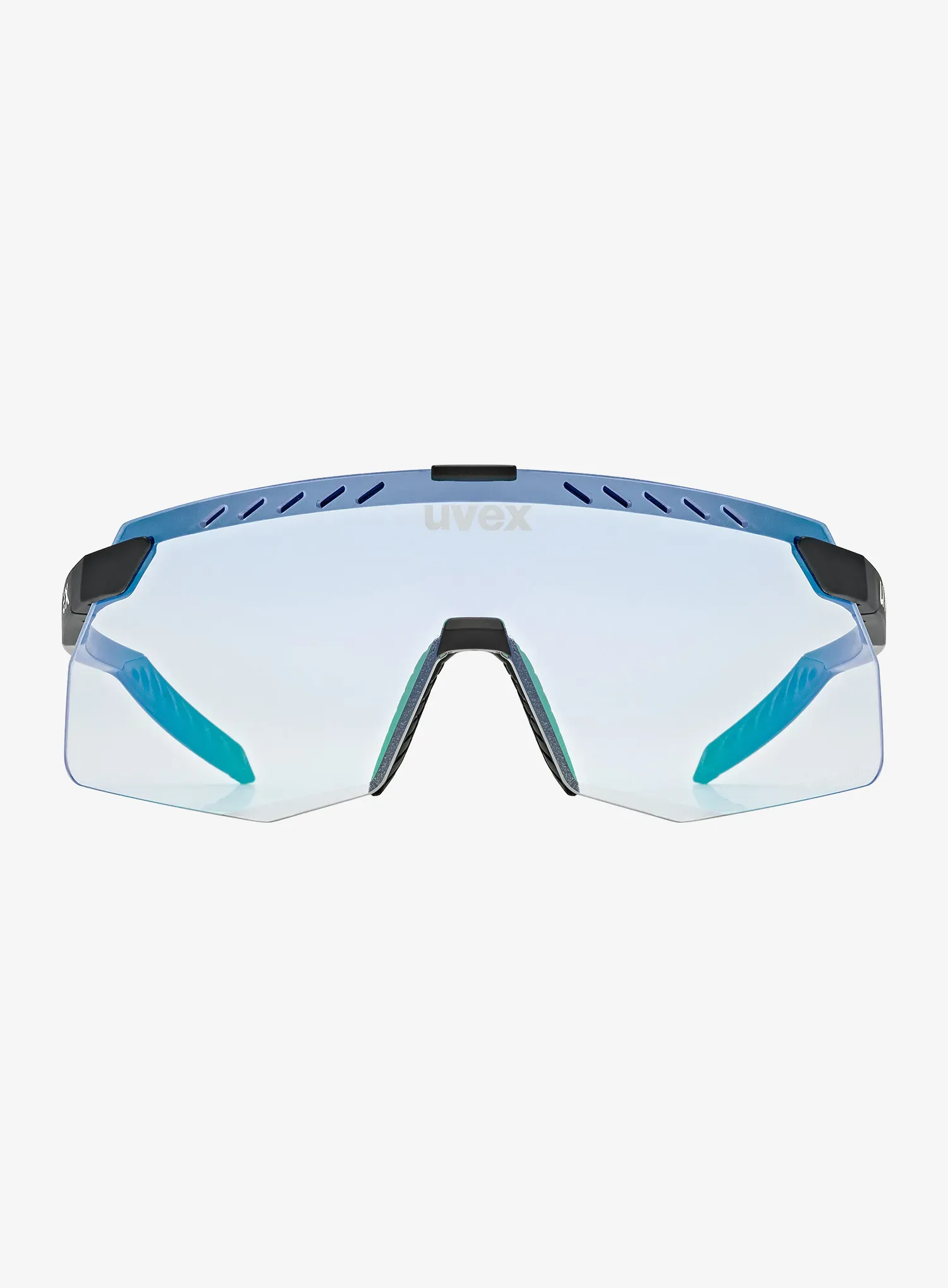 Brýle na kolo Uvex Pace Stage S V - black matt/mirror blue