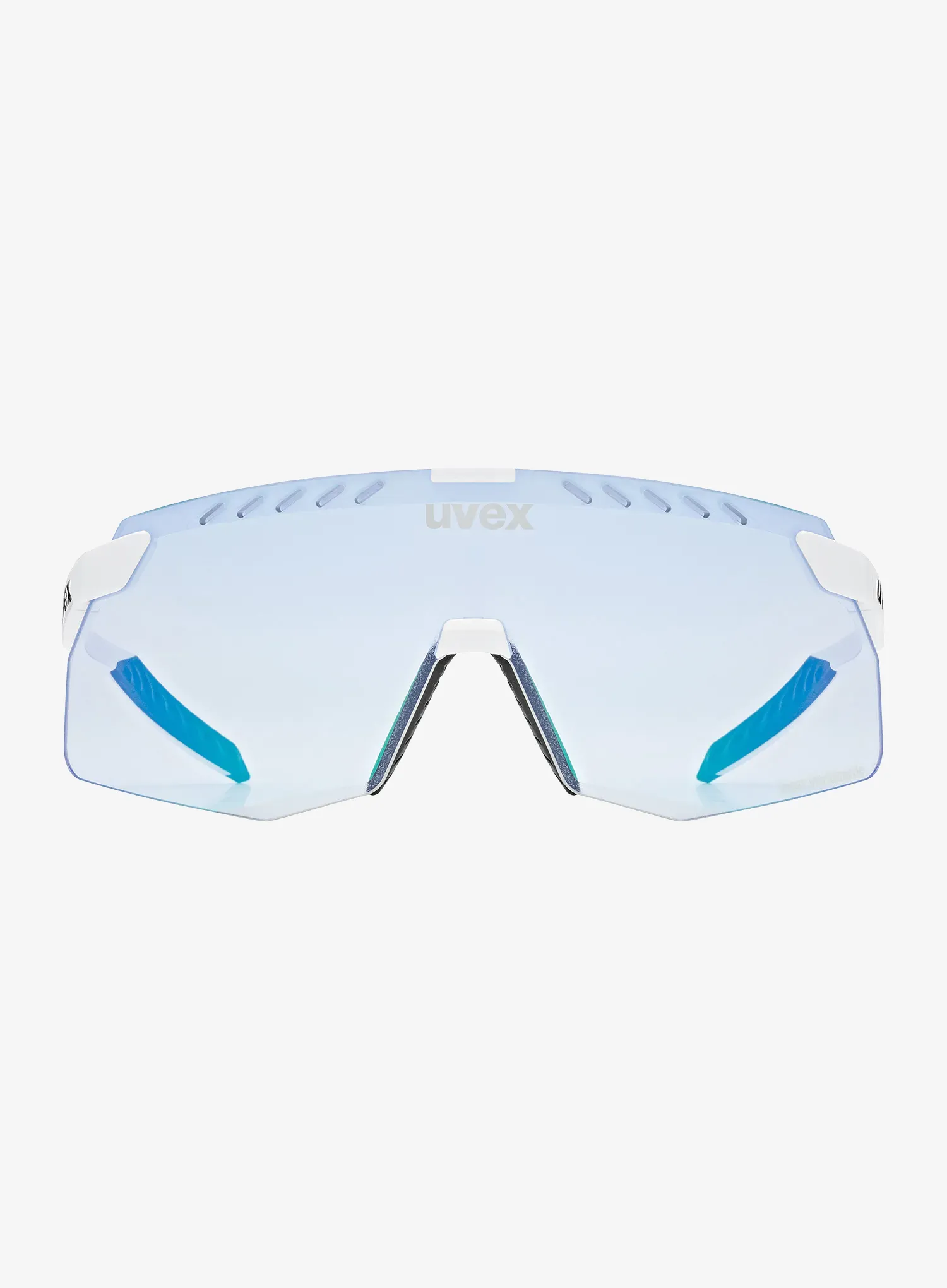 Brýle na kolo Uvex Pace Stage S V - white matt/mirror blue