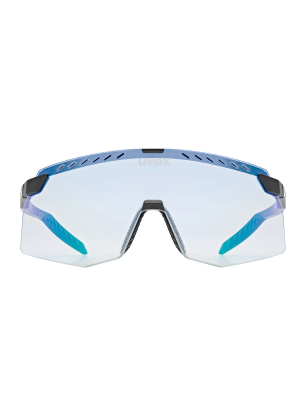 Brýle na kolo Uvex Pace Stage V - black matt/mirror blue