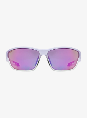 Brýle na kolo Uvex Sportstyle 806 - purple fade/mirror purple