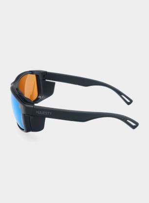 Brýle Majesty Vertex - matt black/polarised blue mirror lens