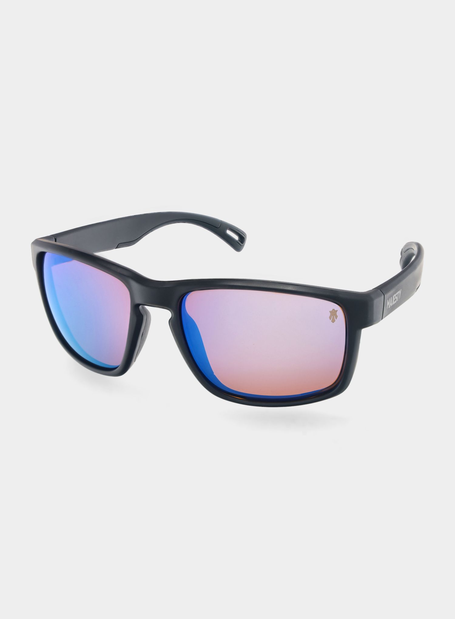 Brýle Majesty Vertex - matt black/polarised blue mirror lens