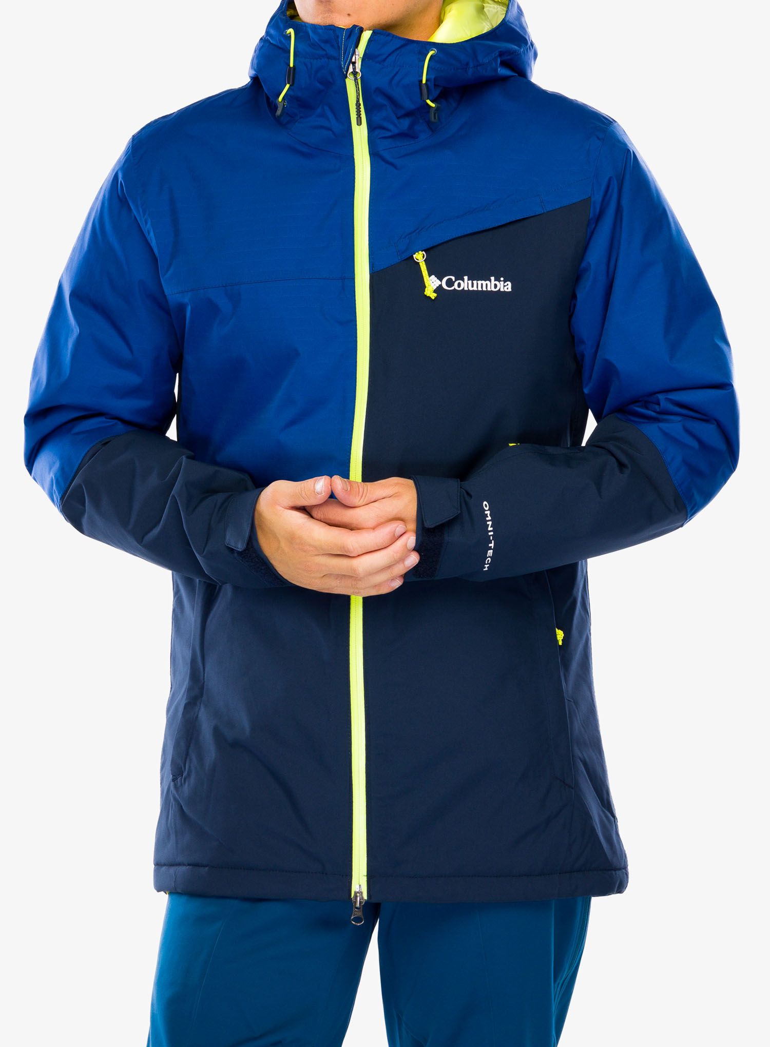 Lyžařská bunda Columbia Iceberg Point II Jacket - collegiate navy/mountain blue