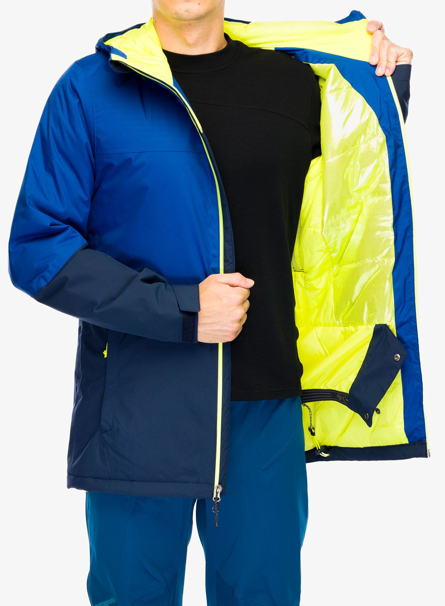 Lyžařská bunda Columbia Iceberg Point II Jacket - collegiate navy/mountain blue