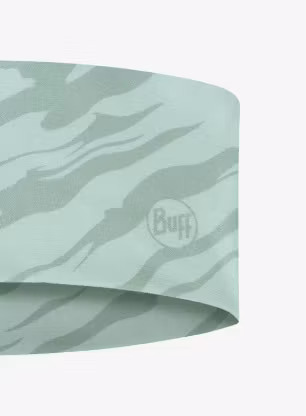 Čelenka Buff Coolnet UV Wide Headband - aces seagrove green